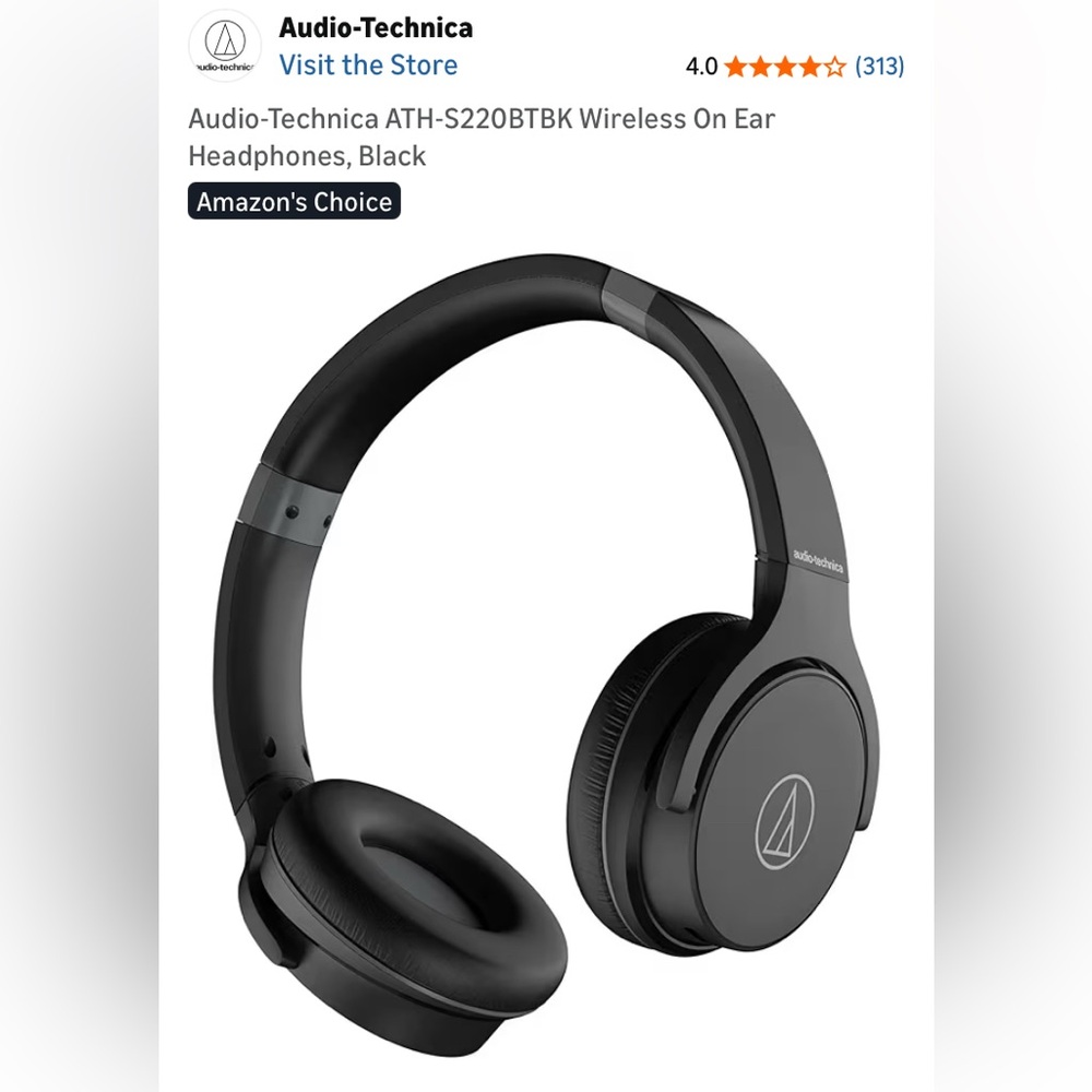 NWT ATH-S220BT wireless headphones Audio-technica